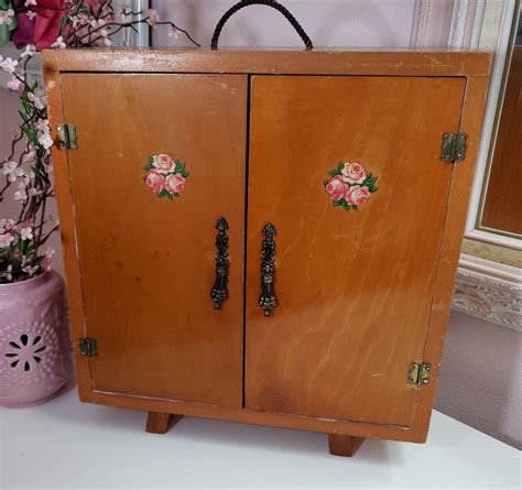 antique metal box doll closet|Doll Wardrobe In Antique & Vintage Doll Clothes & Accessories.